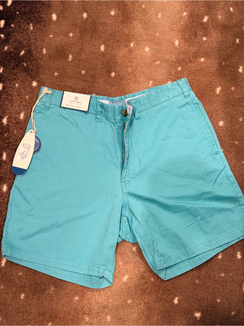 Nwt- Castaway Turquoise men’s  Shorts